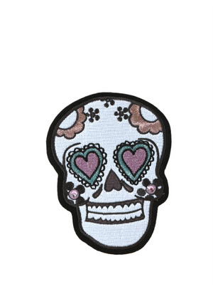 Harry Potter Honey Dukes Sugar Skull Iron On Badge