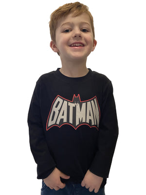 Batman Long Sleeve Cotton Blend Tee