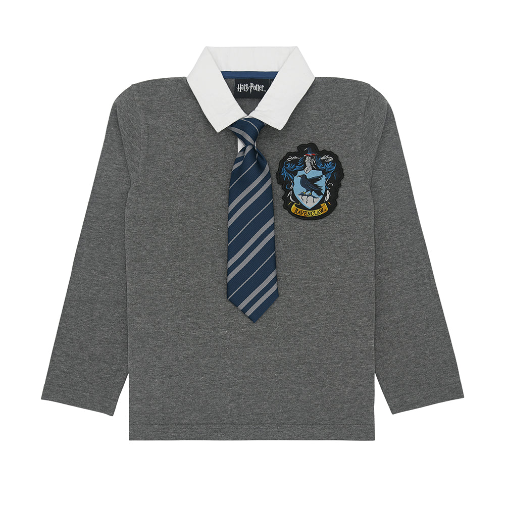 Boy's Harry Potter Ravenclaw Line Art Crest T-Shirt