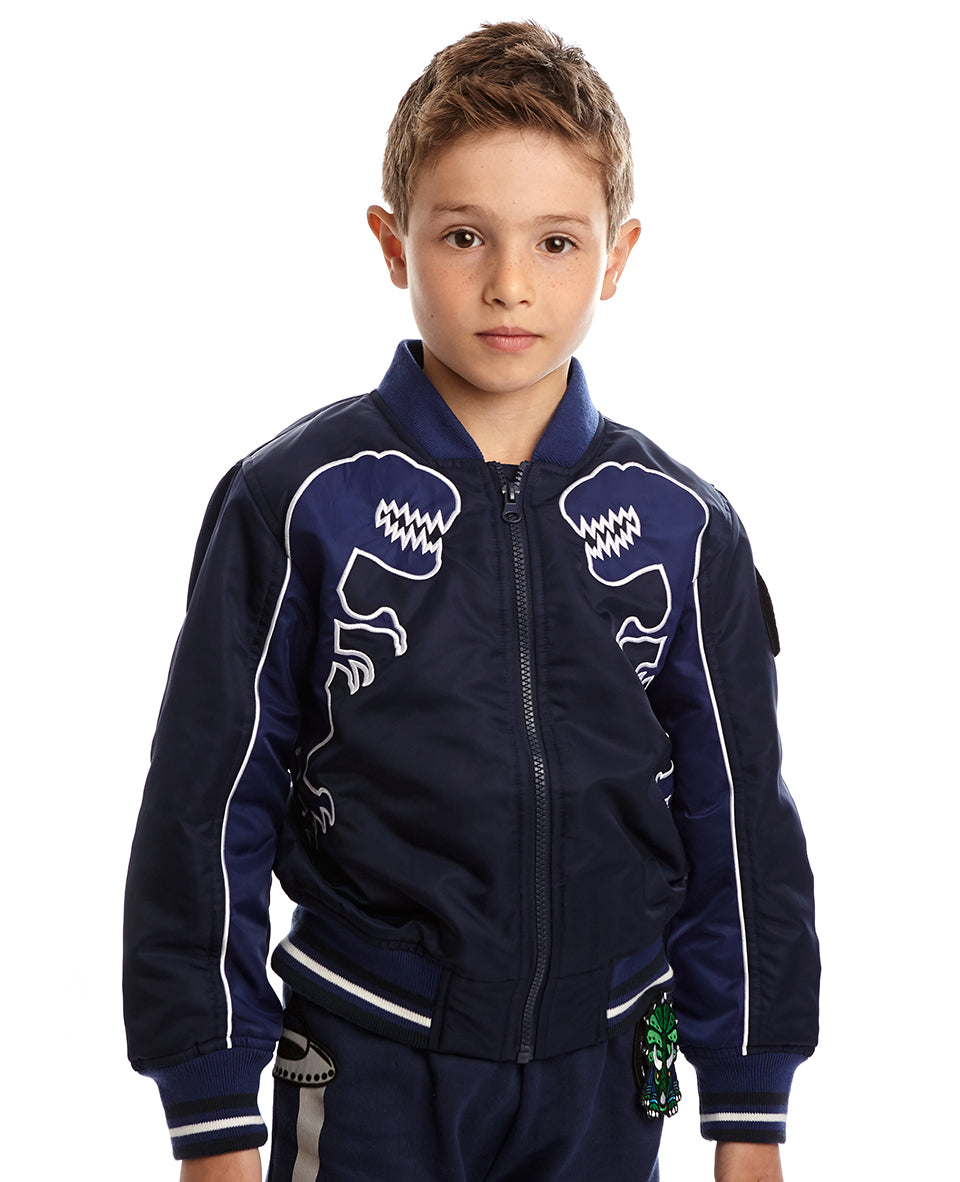 Out of This World Double Dino Bomber Jacket – Fabric Flavours