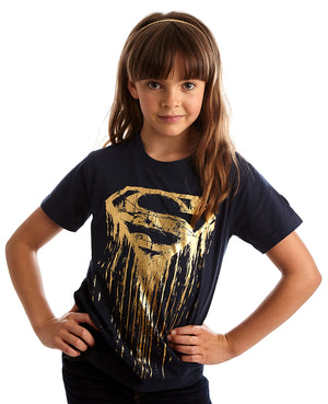 Superman Foil Logo Tee