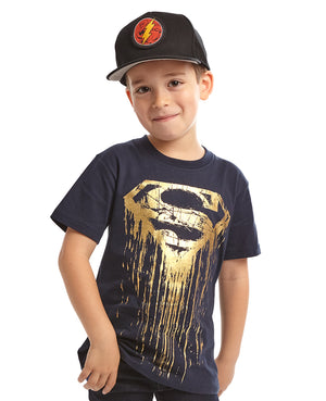 Superman Foil Logo Tee